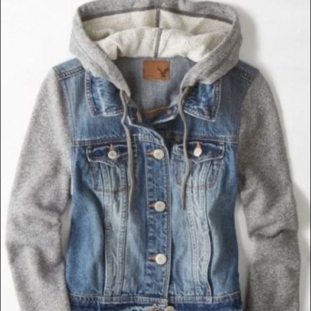 Denim / sweatshirt jacket, Jean jacket